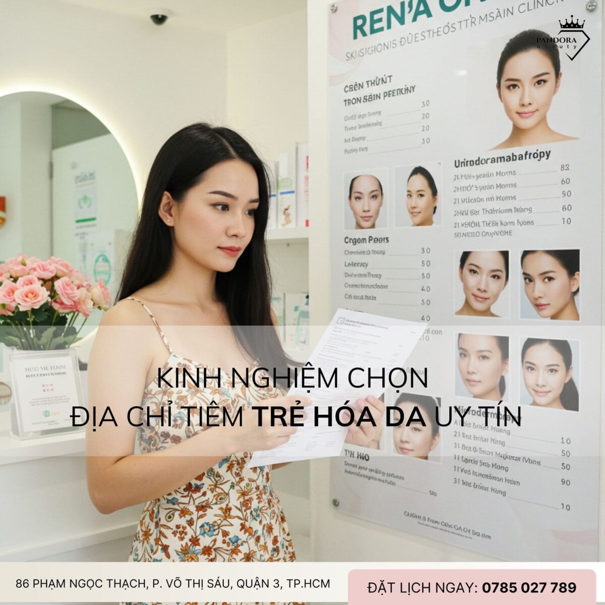Kinh nghiệm chọn địa chỉ tiêm trẻ hóa da uy tín, tránh “tiền mất tật mang