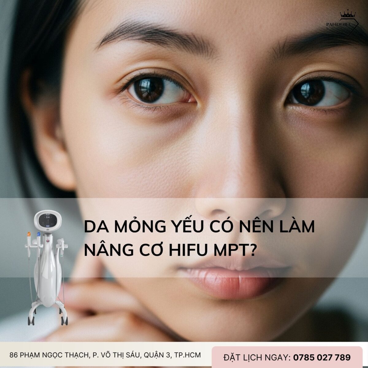 Da mỏng yếu có nên làm nâng cơ HIFU MPT? Chuyên gia nói gì?