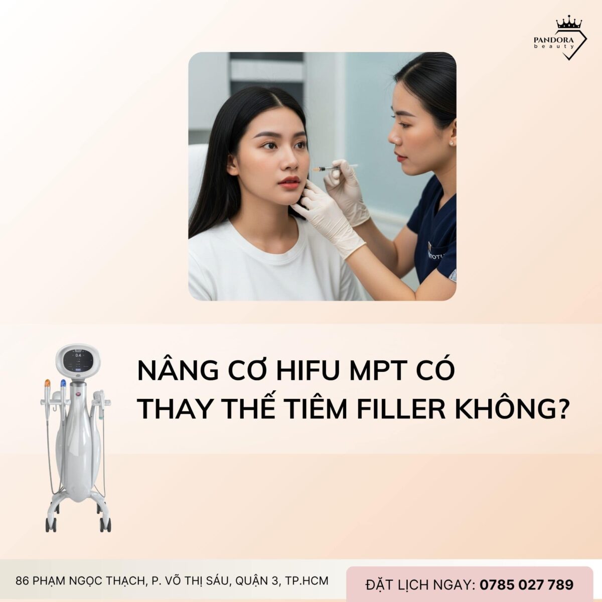 Nâng cơ HIFU MPT có thay thế tiêm filler không? Câu trả lời khiến bạn bất ngờ!