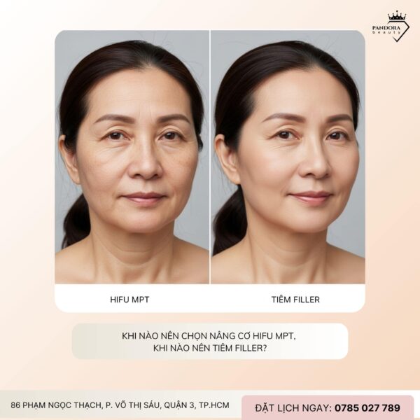 Nâng cơ HIFU MPT có thay thế tiêm filler không? Câu trả lời khiến bạn bất ngờ!