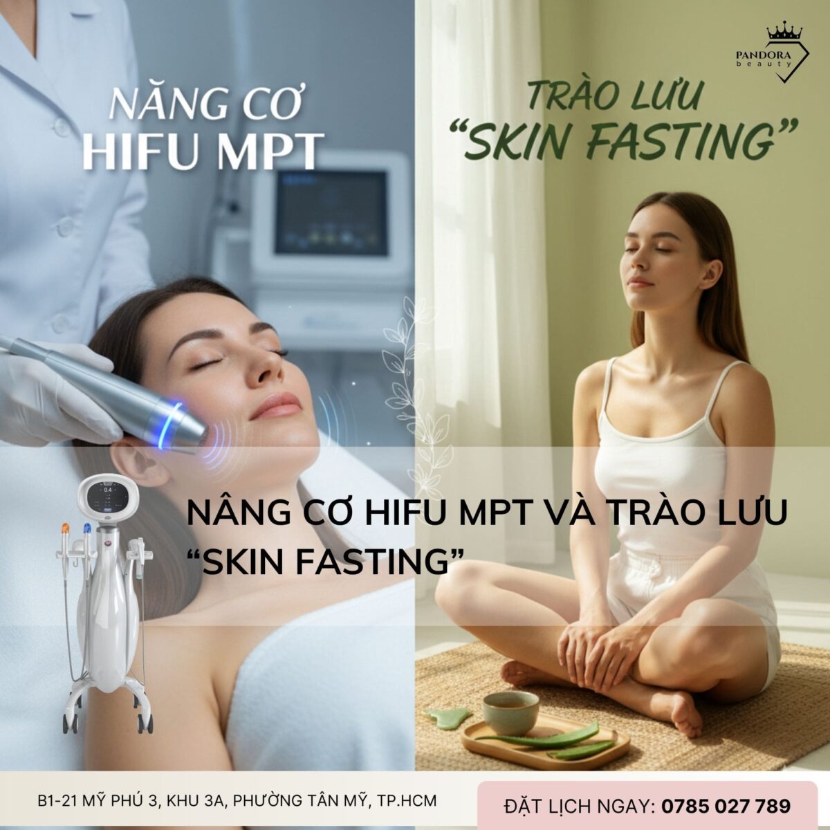 Nâng cơ HIFU MPT và trào lưu “skin fasting” – Trẻ hóa da tự nhiên, không lệ thuộc mỹ phẩm
