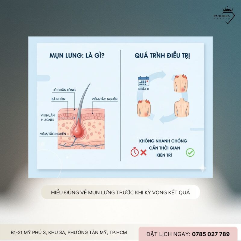Điều trị mụn lưng cấp tốc trong 60 ngày – Có thật không?
