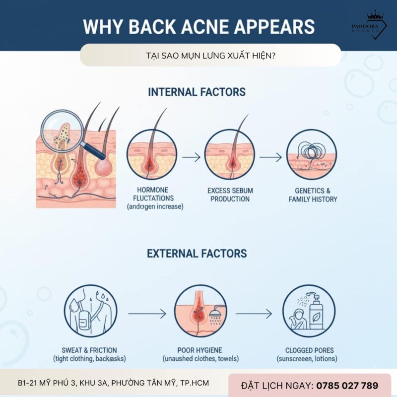 Điều trị mụn lưng: Hiểu đúng – Làm chuẩn để phục hồi làn da khoẻ