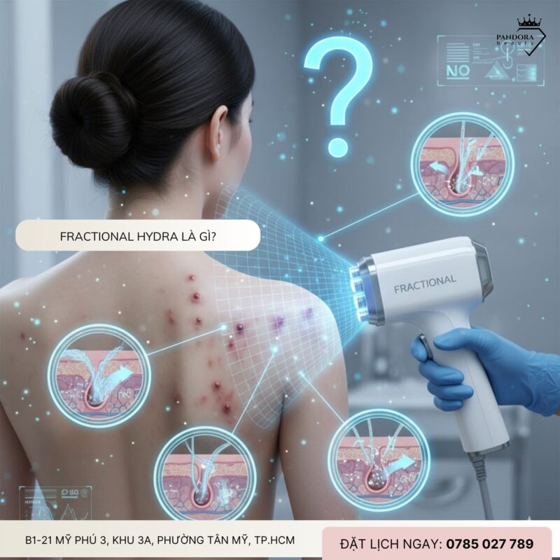 Trị mụn lưng toàn diện với công nghệ Fractional Hydra – Giải pháp cải thiện sẹo lưng sau mụn hiện đại