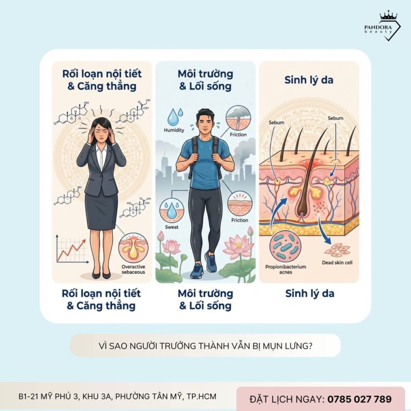 Điều trị mụn lưng tuổi trưởng thành: Hiểu đúng – trị đúng – hết tái phát