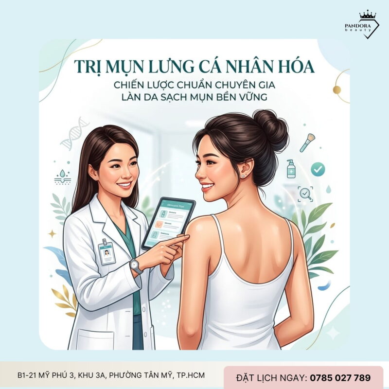 Cá nhân hóa trị mụn lưng: Chiến lược chuẩn chuyên gia cho làn da sạch mụn bền vững