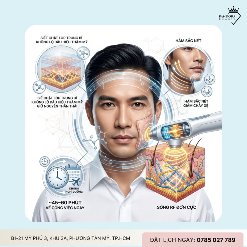 Trẻ hóa Thermage FLX cho nam giới – Bí quyết giữ phong độ đỉnh cao theo thời gian