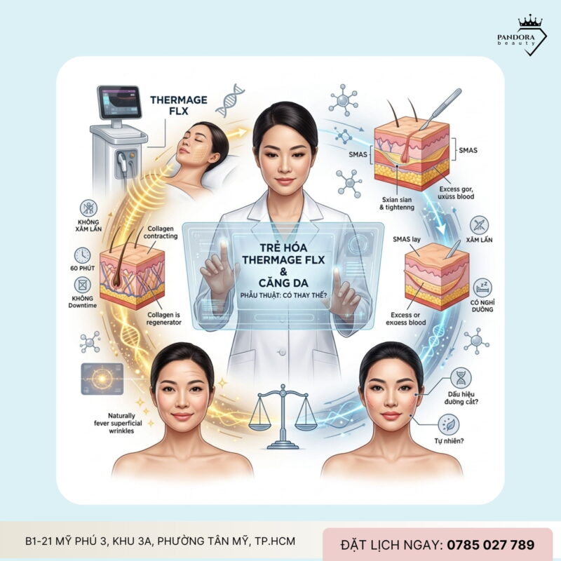 Trẻ hóa Thermage FLX có thay thế căng da phẫu thuật? Góc nhìn chuyên gia