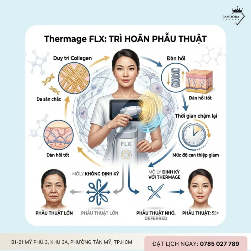 Trẻ hóa Thermage FLX có thay thế căng da phẫu thuật? Góc nhìn chuyên gia
