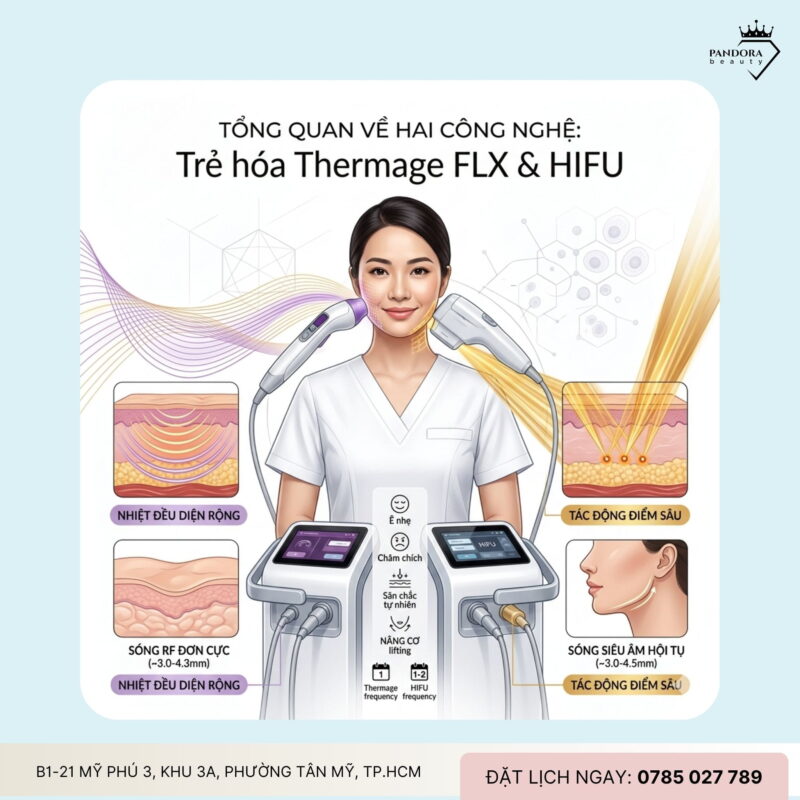 Trẻ hóa Thermage FLX hay HIFU – Đâu là lựa chọn đúng cho bạn?