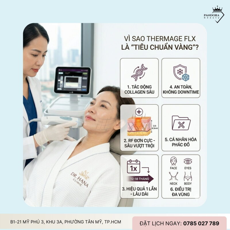 Trẻ hóa Thermage FLX – Vì sao được xem là tiêu chuẩn vàng nâng cơ?