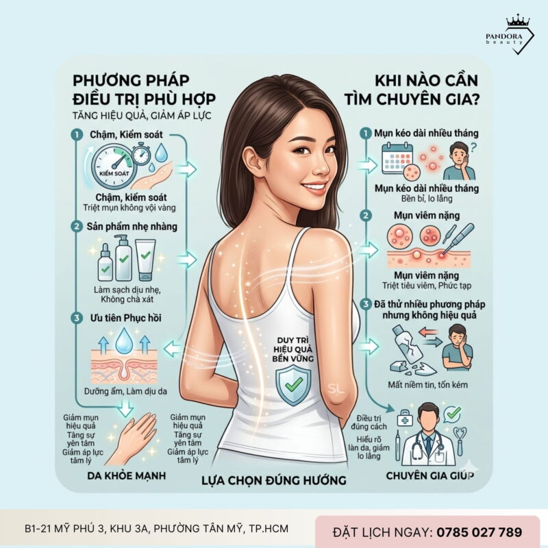 Trị mụn lưng & tâm lý: Khi làn da không chỉ là vấn đề bề mặt