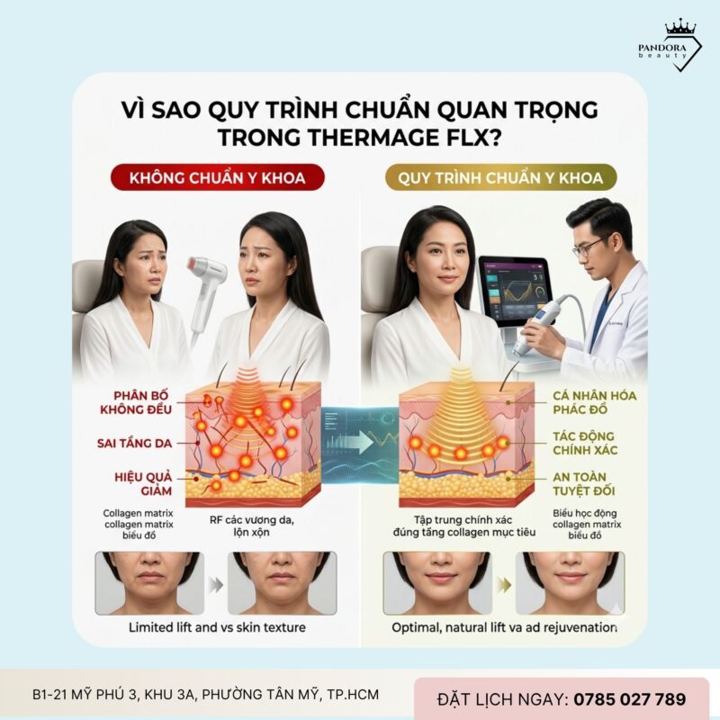 Trẻ hóa Thermage FLX – Quy trình chuẩn y khoa diễn ra như thế nào?