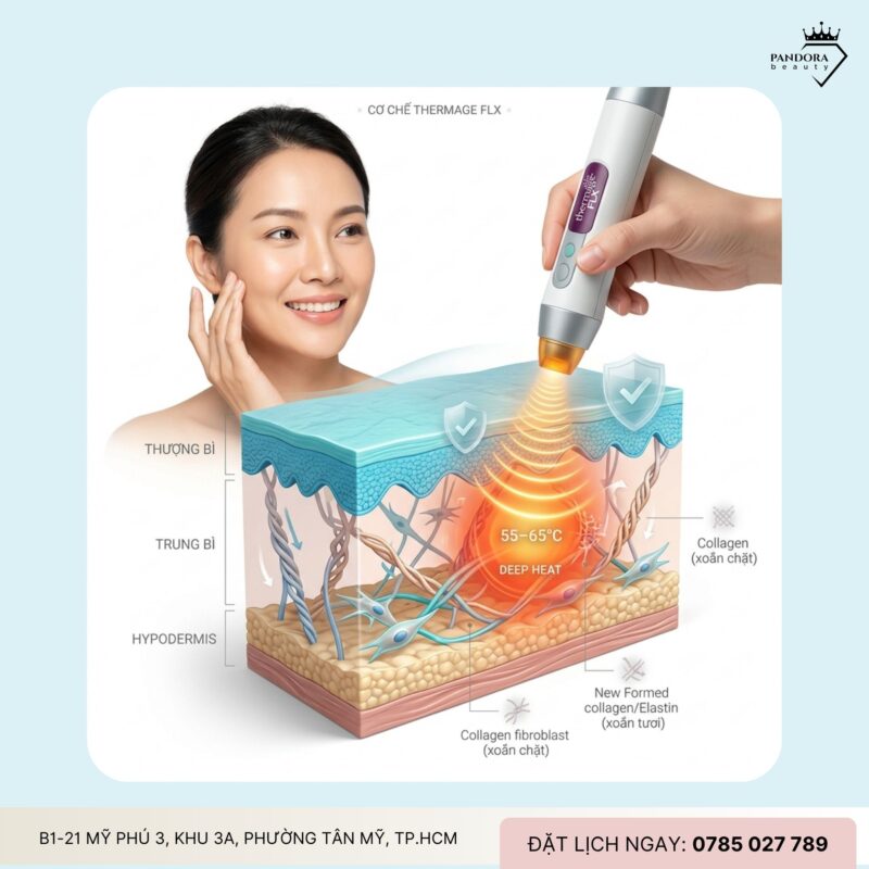Trẻ hóa Thermage FLX có làm mỏng da không? Sự thật cần biết