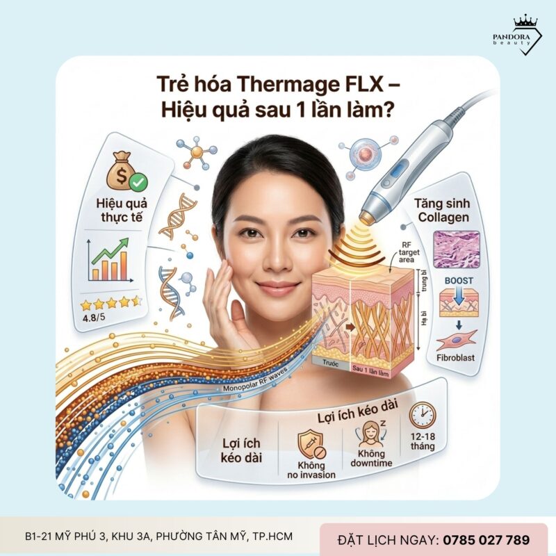 Review Trẻ hóa Thermage FLX – Khách hàng nói gì sau 1 lần làm?