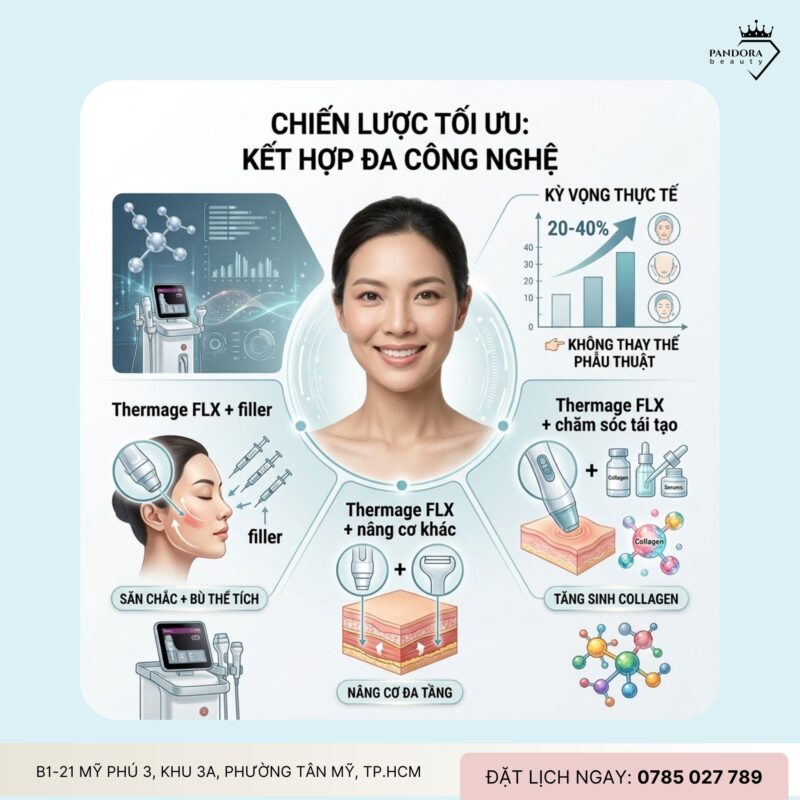 Trẻ hóa Thermage FLX có hiệu quả với da chảy xệ nặng không? Góc nhìn chuyên gia