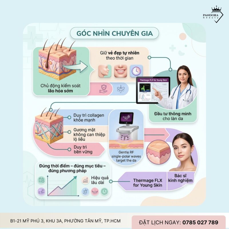 Da còn trẻ có nên làm trẻ hóa Thermage FLX không? Góc nhìn chuyên gia