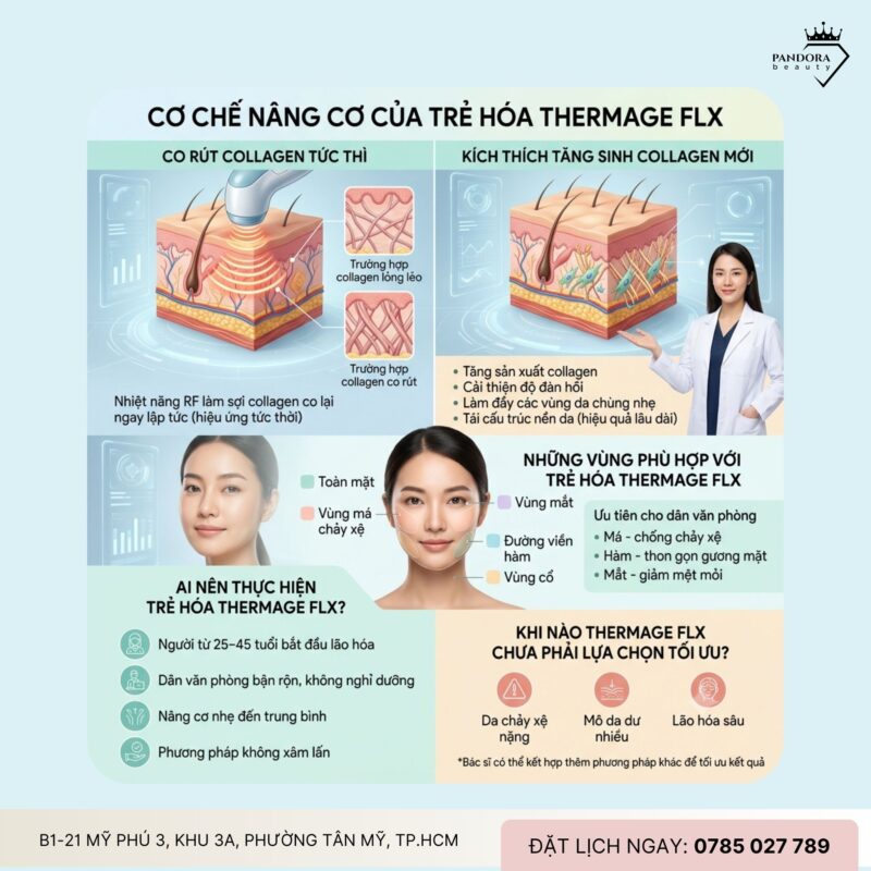 Trẻ hóa Thermage FLX – Giải pháp nâng cơ không cần nghỉ dưỡng cho dân văn phòng
