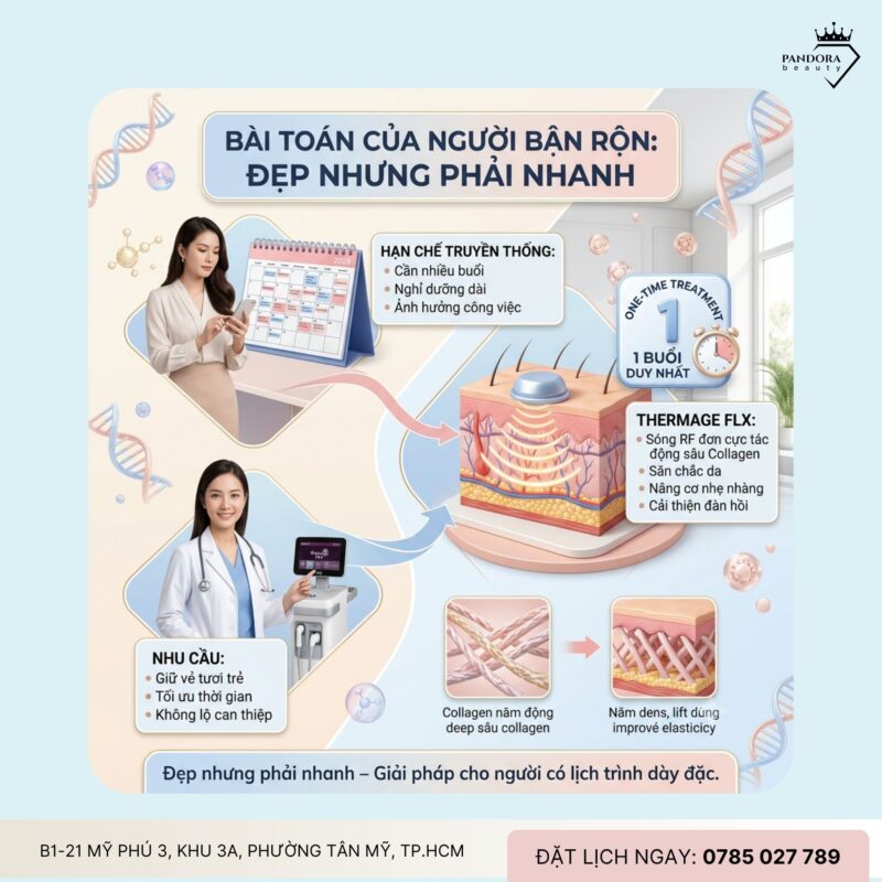 Trẻ hóa Thermage FLX – Lựa chọn lý tưởng cho người bận rộn