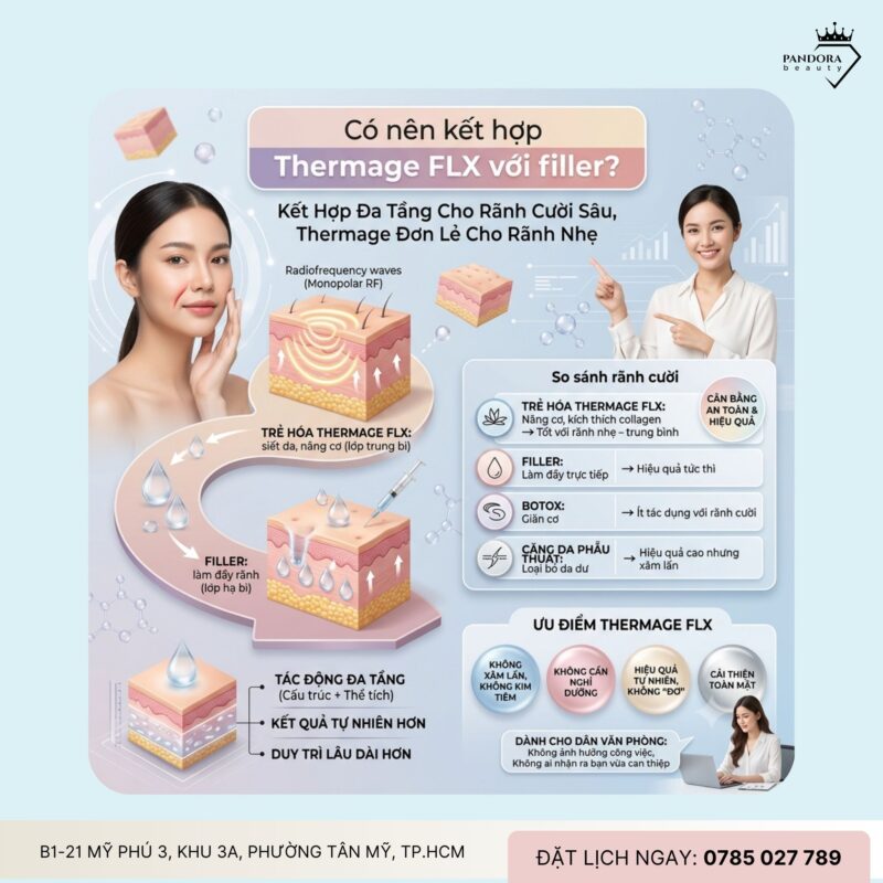 Trẻ hóa Thermage FLX có giúp cải thiện rãnh cười sâu không?