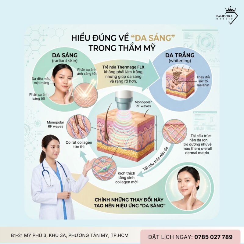 Trẻ hóa Thermage FLX có giúp da sáng hơn không? Giải mã từ góc nhìn chuyên gia