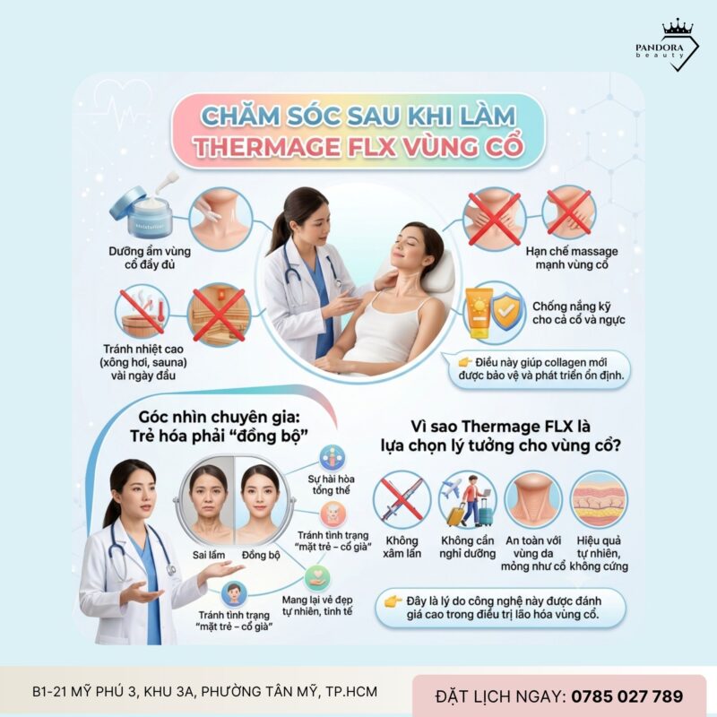 Trẻ hóa Thermage FLX vùng cổ – Bí mật trẻ hóa toàn diện từ góc nhìn chuyên gia