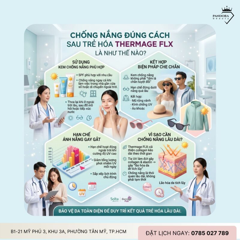 Trẻ hóa Thermage FLX: Có cần kiêng nắng tuyệt đối không?