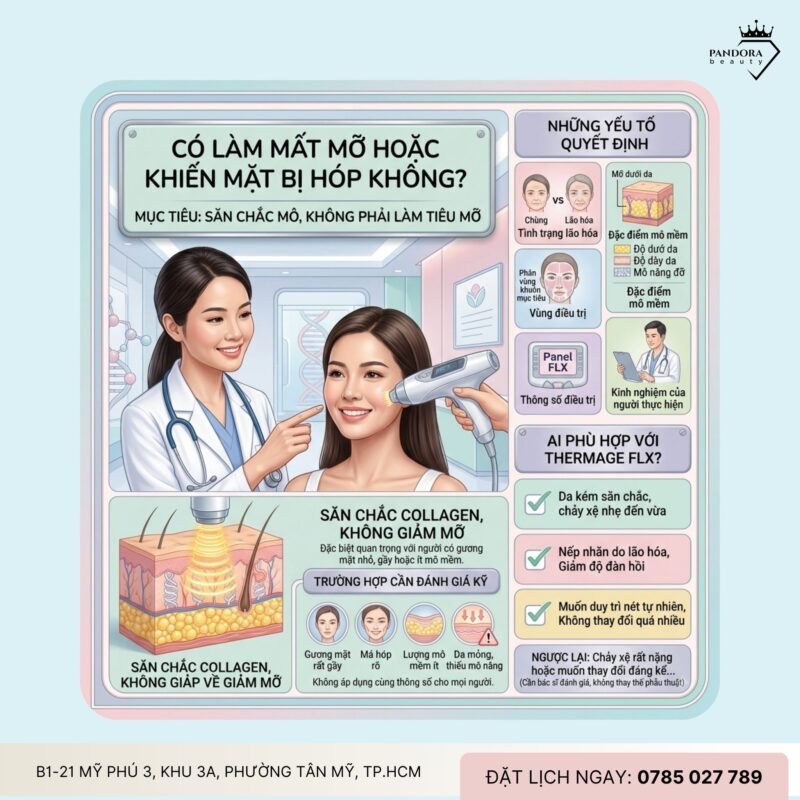 Trẻ hóa Thermage FLX có làm thay đổi cấu trúc gương mặt không?