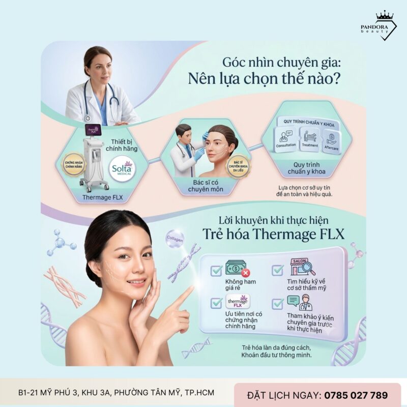 Trẻ hóa Thermage FLX: Sự khác biệt giữa máy chính hãng và trôi nổi