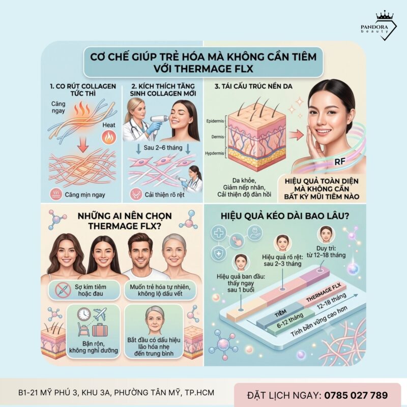 Trẻ hóa Thermage FLX – Lựa chọn an toàn cho người sợ tiêm