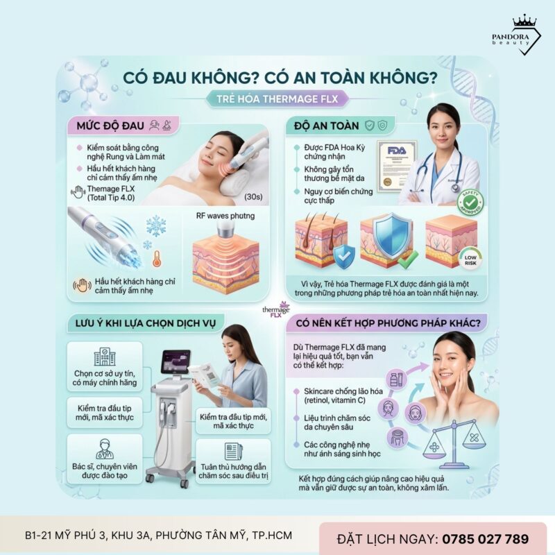 Trẻ hóa Thermage FLX – Lựa chọn an toàn cho người sợ tiêm