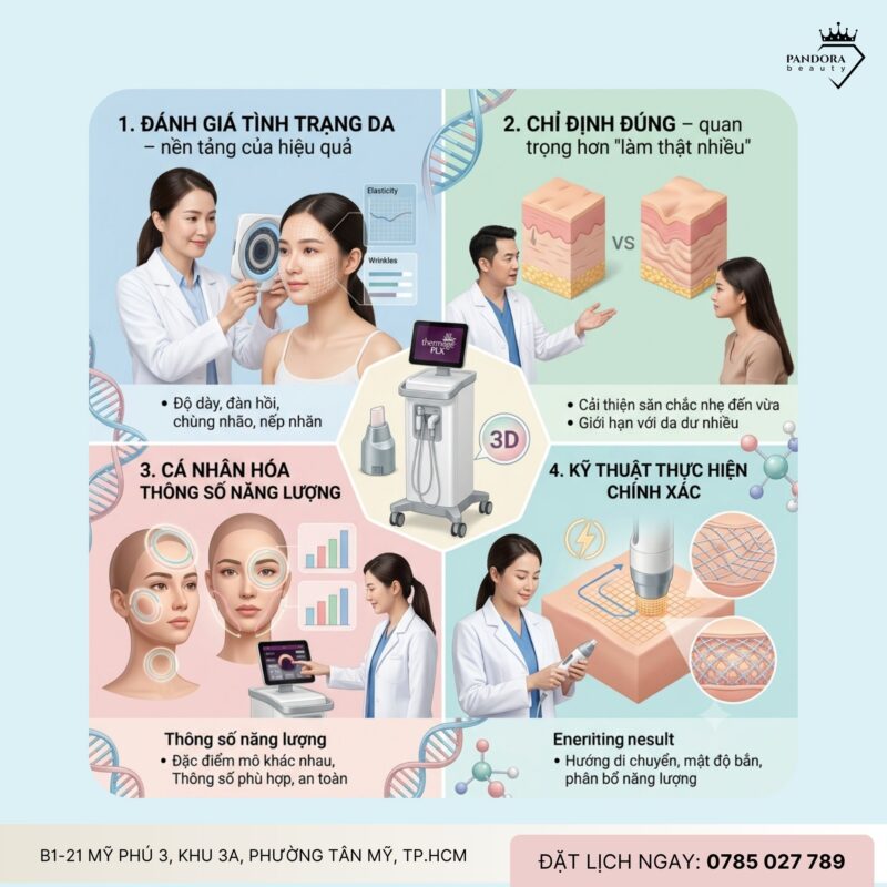 Trẻ hóa Thermage FLX – Điều gì quyết định 80% hiệu quả?
