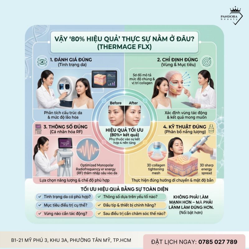 Trẻ hóa Thermage FLX – Điều gì quyết định 80% hiệu quả?
